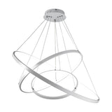 Lustre Salon Anneau en Métal 80 cm