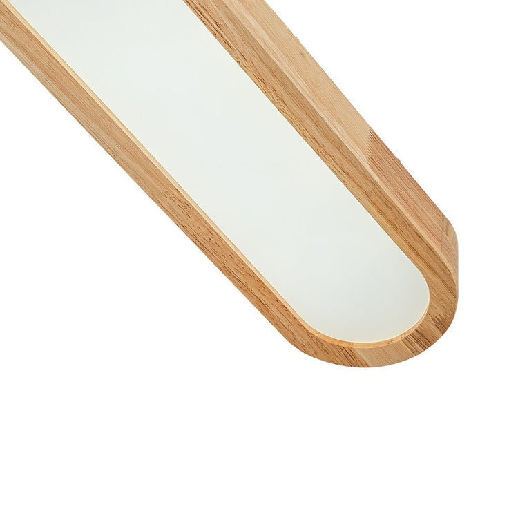 Plafonnier Cuisine Ovale en Verre