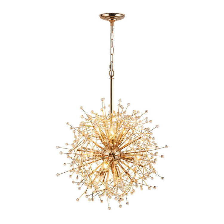 Lustre Salon Spoutnik en Cristal