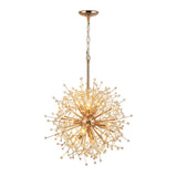 Lustre Salon Spoutnik en Cristal