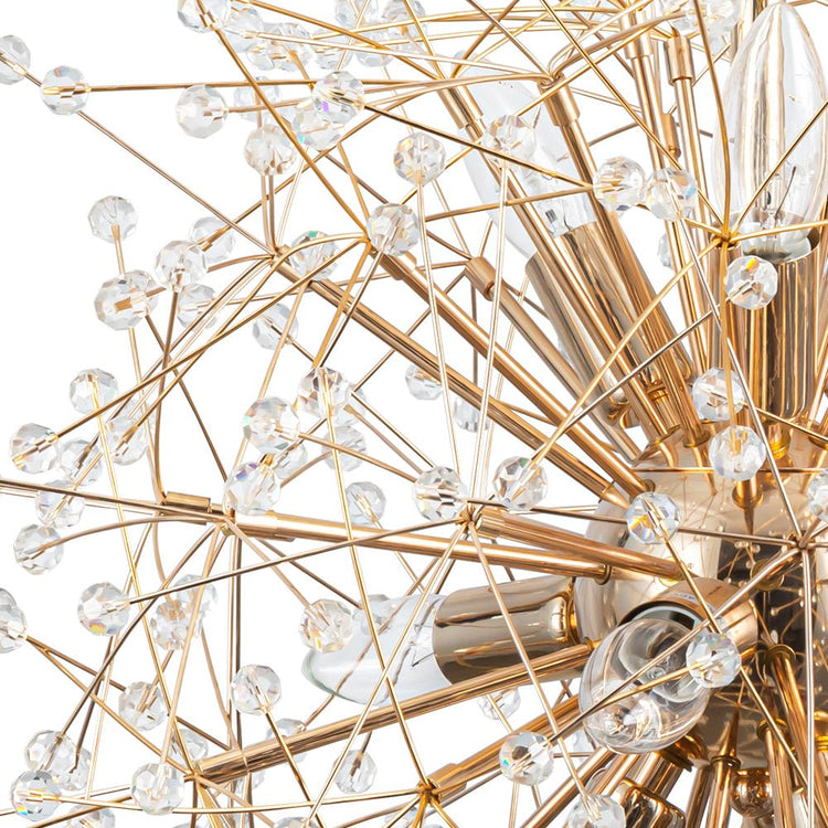 Lustre Salon Spoutnik en Cristal