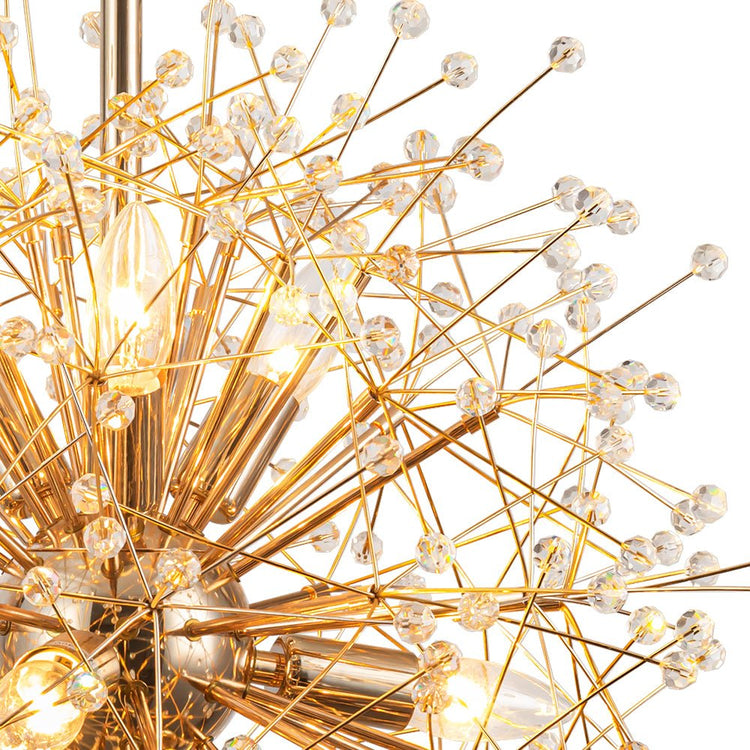 Lustre Salon Spoutnik en Cristal