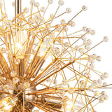 Lustre Salon Spoutnik en Cristal