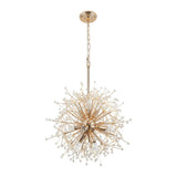 Lustre Salon Spoutnik en Cristal