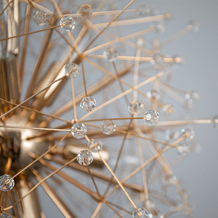 Lustre Salon Spoutnik en Cristal