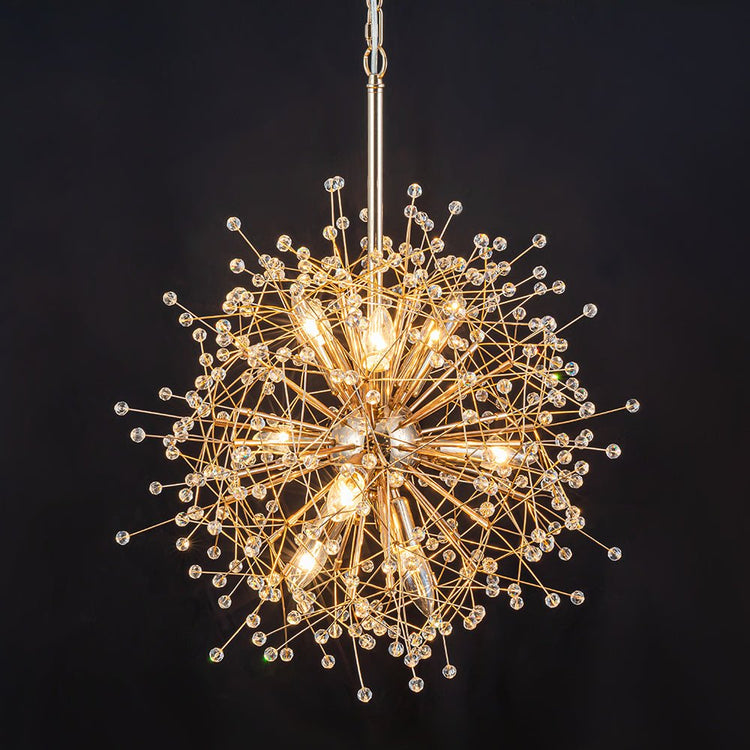 Lustre Salon Spoutnik en Cristal