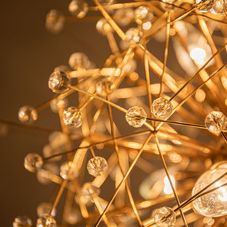 Lustre Salon Spoutnik en Cristal