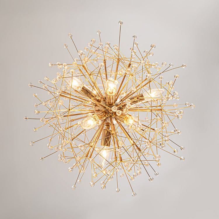 Lustre Salon Spoutnik en Cristal