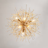 Lustre Salon Spoutnik en Cristal