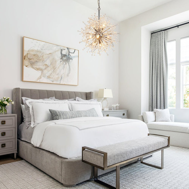 Lustre Salon Spoutnik en Cristal
