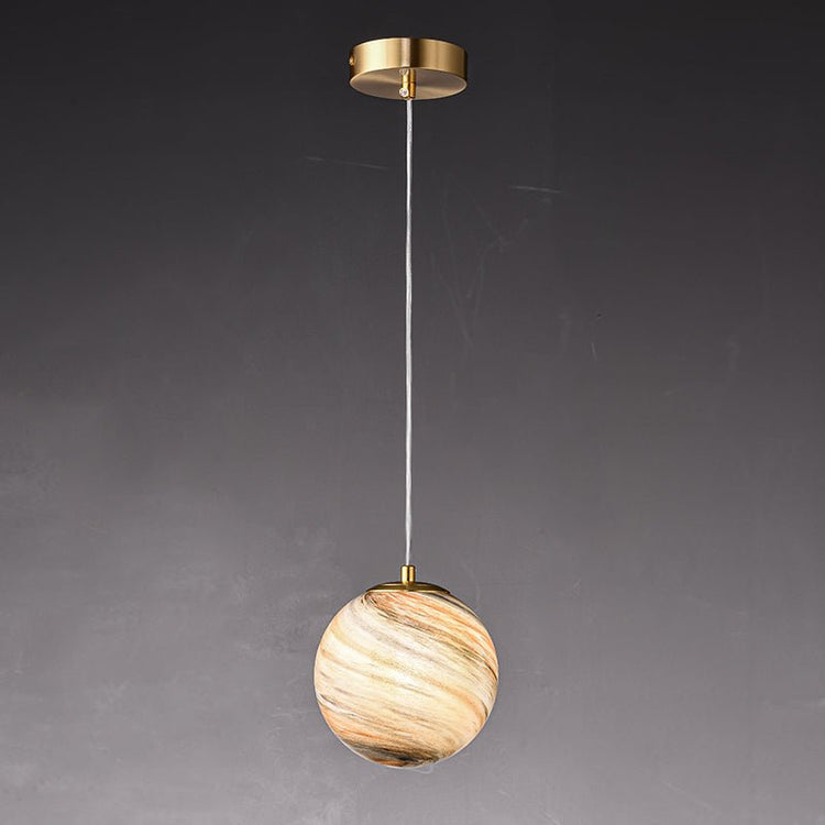 Suspension Salle à Manger Globe en Verre 15 cm