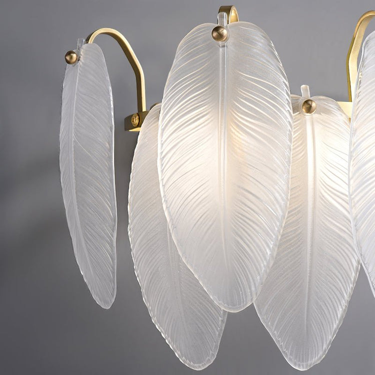 Applique Murale Chambre Plume en Verre