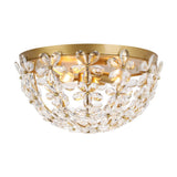 Plafonnier Salle de Bain Bol en Cristal 42 cm