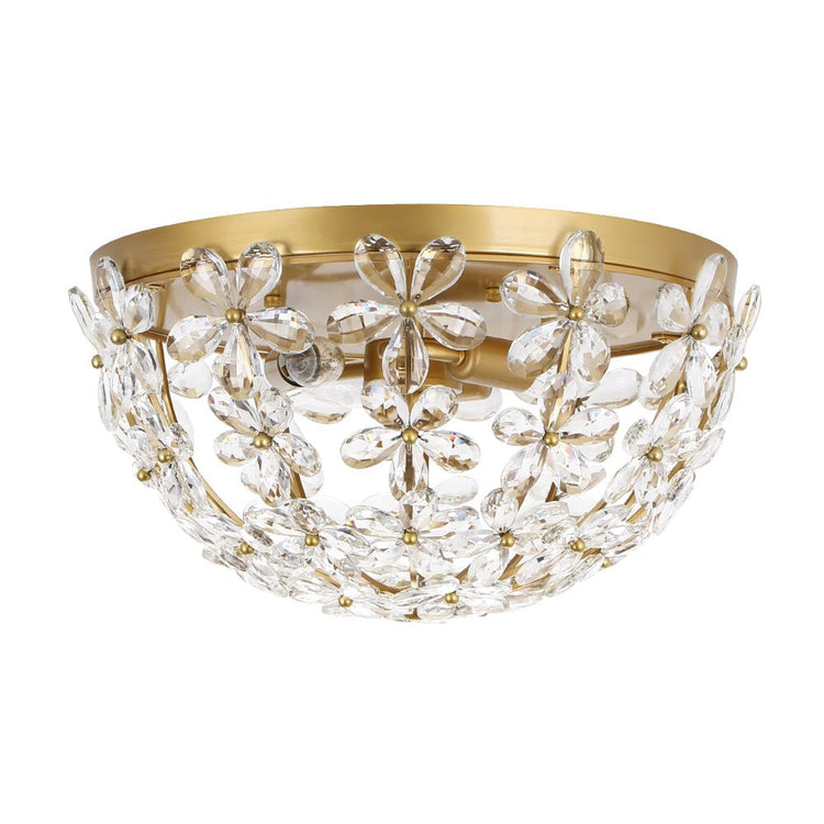 Plafonnier Salle de Bain Bol en Cristal 42 cm