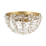 Plafonnier Salle de Bain Bol en Cristal 42 cm