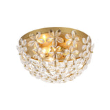 Plafonnier Salle de Bain Bol en Cristal 42 cm