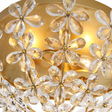 Plafonnier Salle de Bain Bol en Cristal 42 cm