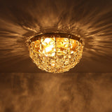 Plafonnier Salle de Bain Bol en Cristal 42 cm