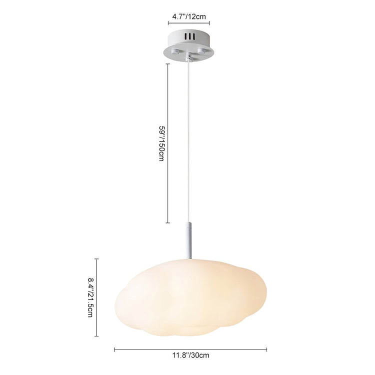 Suspension Luminaire Fluffy Nuage LED pour Salle à Manger