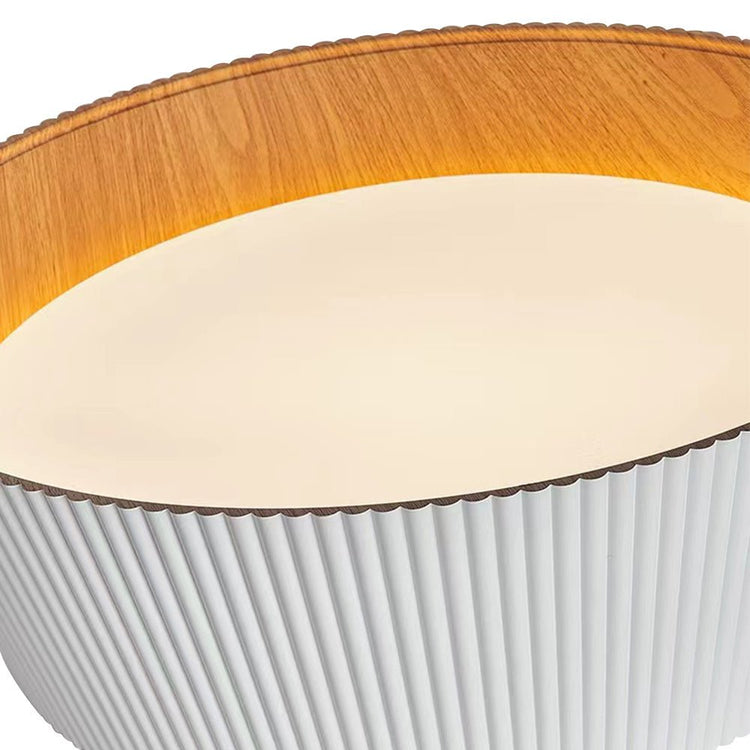 Plafonnier Salon en Bois 45 cm