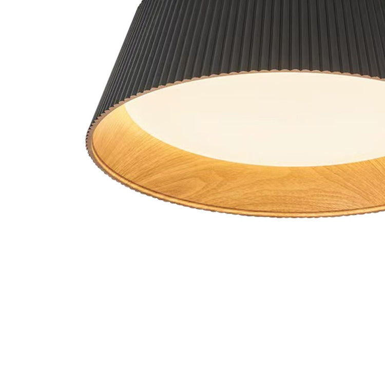 Plafonnier Salon en Bois 45 cm