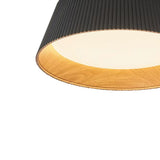 Plafonnier Salon en Bois 45 cm