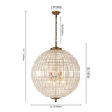 Lustre Cristal Moderne Français Sphère