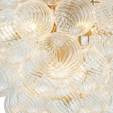 Lustre Salon Boule en Verre 70 cm Modèle 2