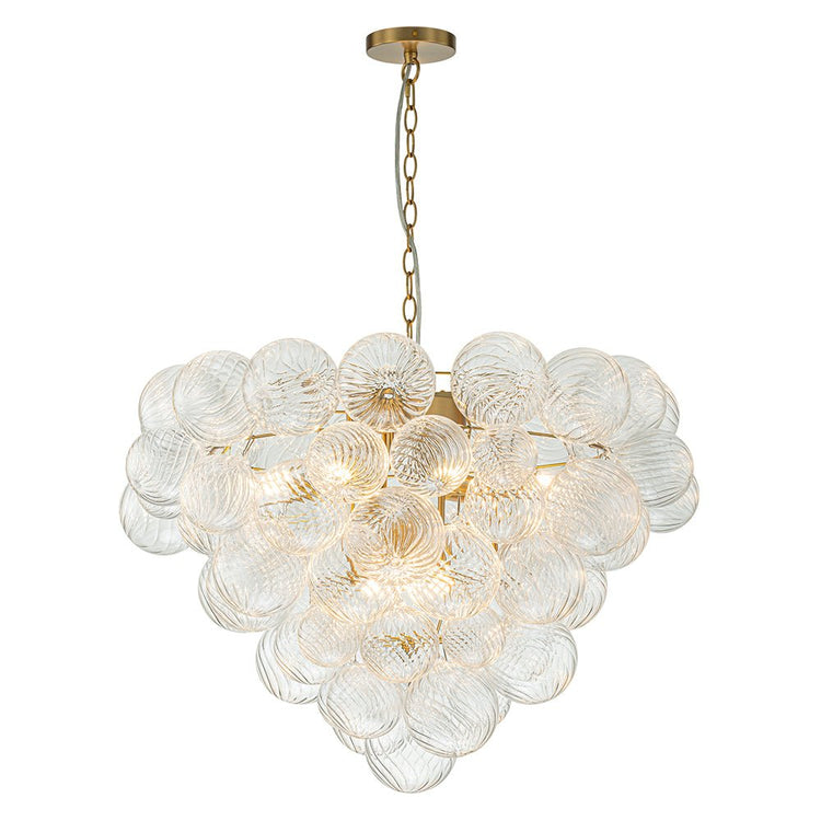 Lustre Salon Boule en Verre 70 cm Modèle 2