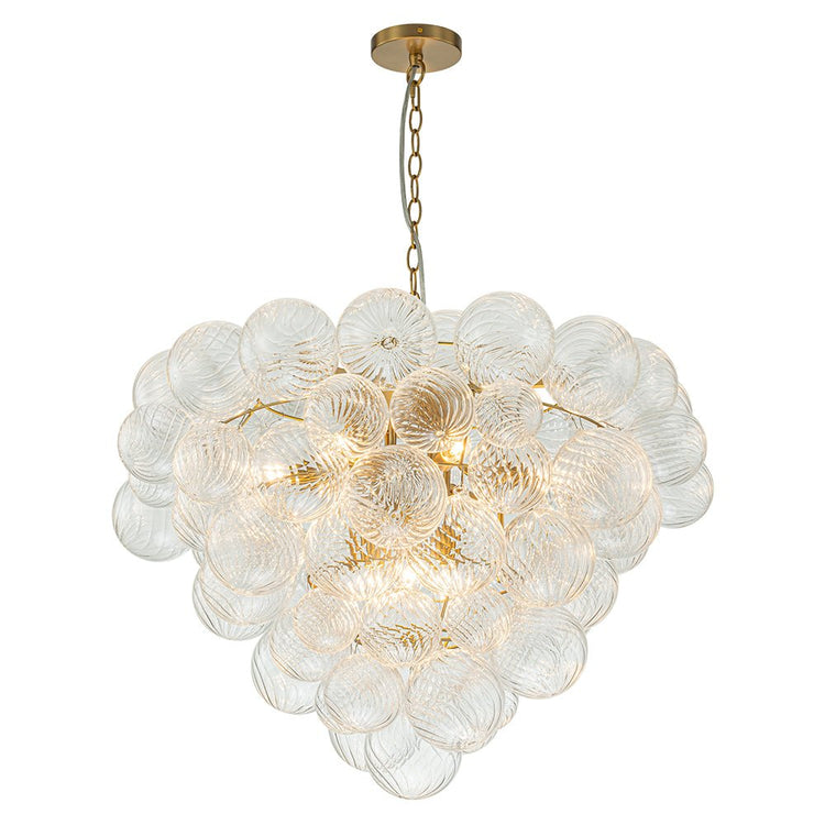 Lustre Salon Boule en Verre 70 cm Modèle 2