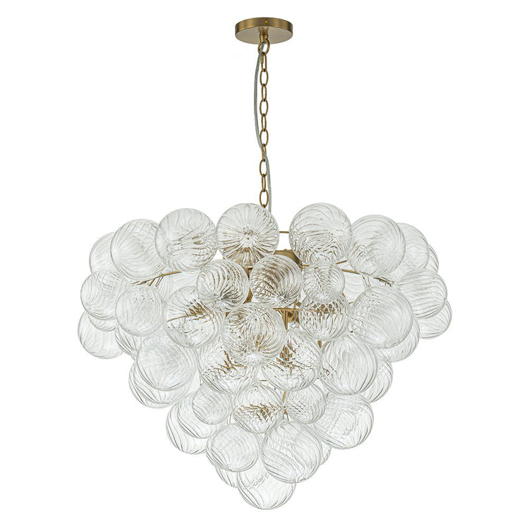 Lustre Salon Boule en Verre 70 cm Modèle 2