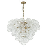 Lustre Salon Boule en Verre 70 cm Modèle 2