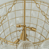 Lustre Salon Boule en Verre 93 cm