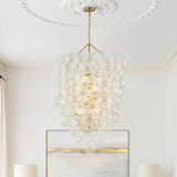 Lustre Salon Boule en Verre 93 cm