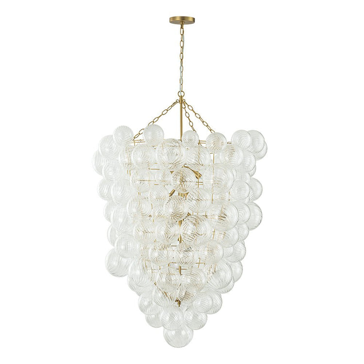 Lustre Salon Boule en Verre 93 cm