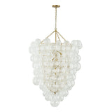 Lustre Salon Boule en Verre 93 cm