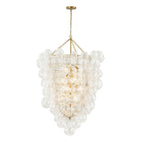 Lustre Salon Boule en Verre 93 cm