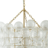 Lustre Salon Boule en Verre 93 cm