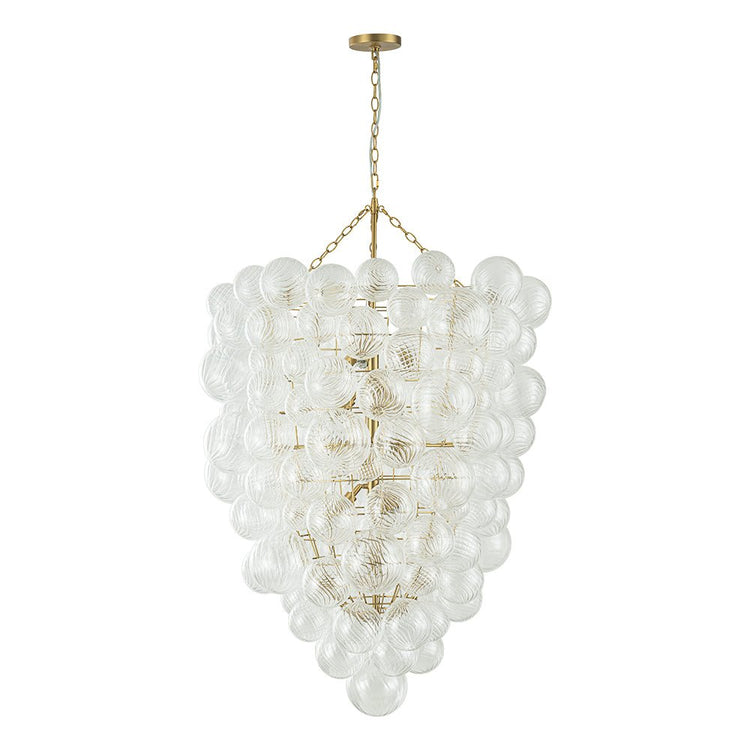 Lustre Salon Boule en Verre 93 cm