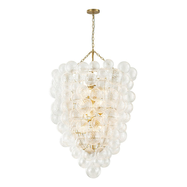Lustre Salon Boule en Verre 93 cm