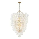 Lustre Salon Boule en Verre 93 cm