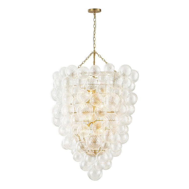 Lustre Salon Boule en Verre 93 cm