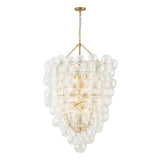 Lustre Salon Boule en Verre 93 cm