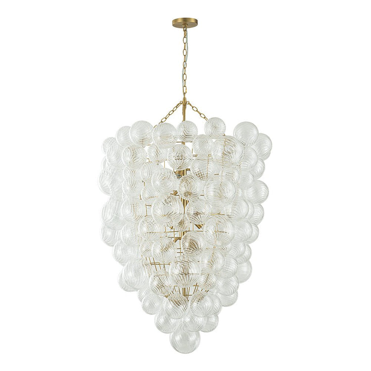 Lustre Salon Boule en Verre 93 cm