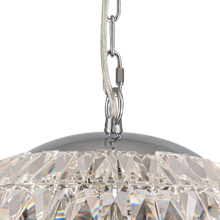Lustre Salon Sphère en Cristal 50 cm