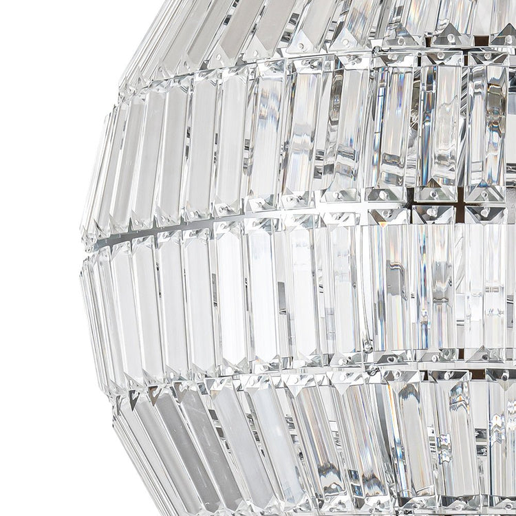 Lustre Salon Sphère en Cristal 50 cm