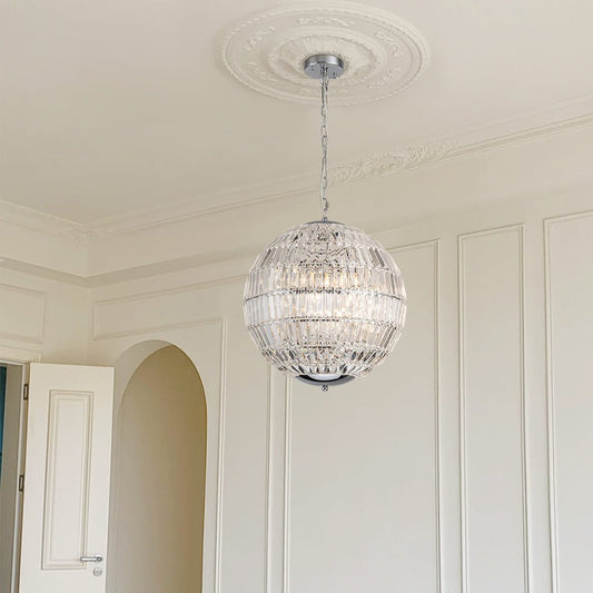 Lustre Salon Sphère en Cristal 50 cm