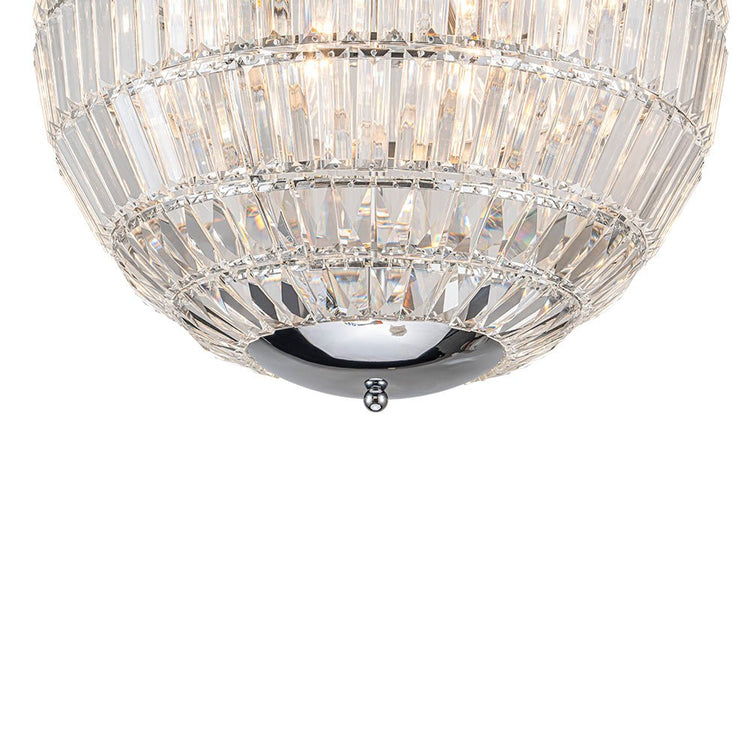 Lustre Salon Sphère en Cristal 50 cm