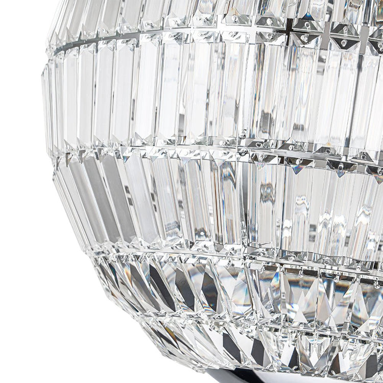 Lustre Salon Sphère en Cristal 50 cm