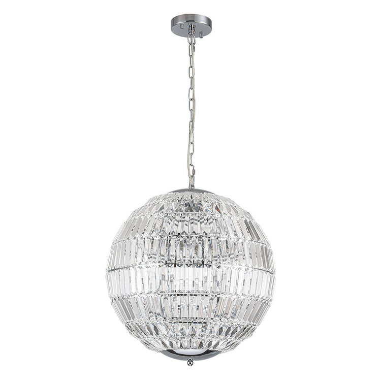 Lustre Salon Sphère en Cristal 50 cm